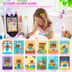 Kids smart phone camera toy pink unicorn screen and camera image