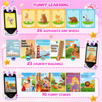 Pink kids camera phone toy games and functions image