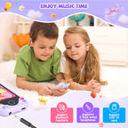 Purple kids smart phone camera toy accessories and package image