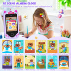 Kids smart phone camera toy violet rainbow unicorn screen and camera image