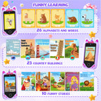 Violet kids camera phone toy games and functions image