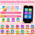 S5 kids touchscreen digital camera phone chubby pink unicorn product view 2