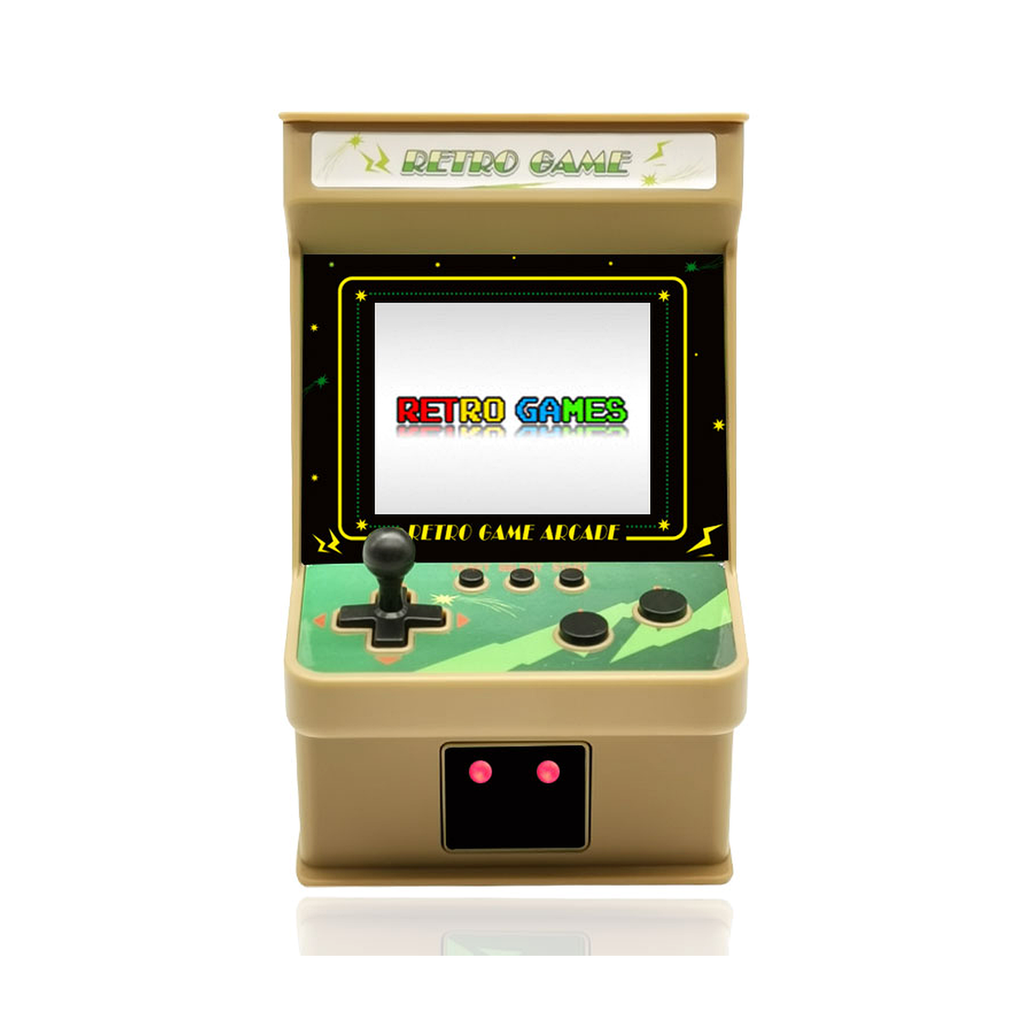 Mini Retro Arcade Game Console with 256 Built-In Games, 2.8-Inch IPS Screen, 2-Player Support & TV Output