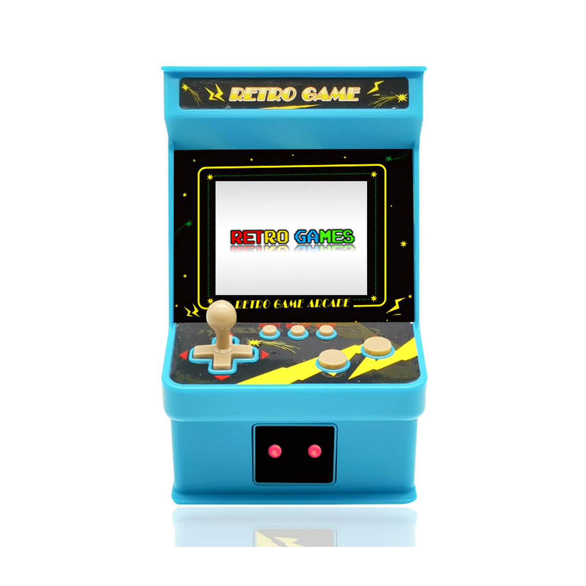 Mini Retro Arcade Game Console with 256 Built-In Games, 2.8-Inch IPS Screen, 2-Player Support & TV Output