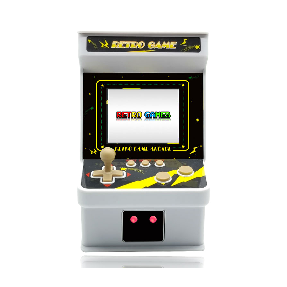 Mini Retro Arcade Game Console with 256 Built-In Games, 2.8-Inch IPS Screen, 2-Player Support & TV Output